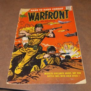 Warfront #33 harvey comics 1958 silver age true war expose classic cover