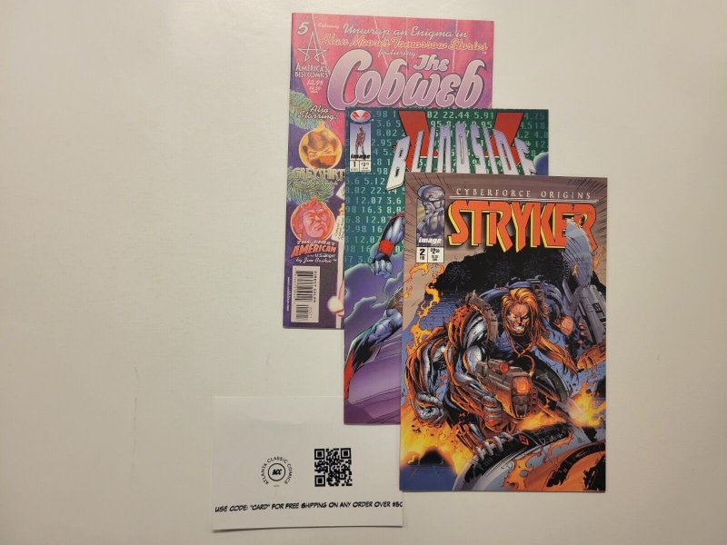 3 Image America's Best Comics #1 Blindside #2 Stryker #5 The Cobweb 63 TJ10