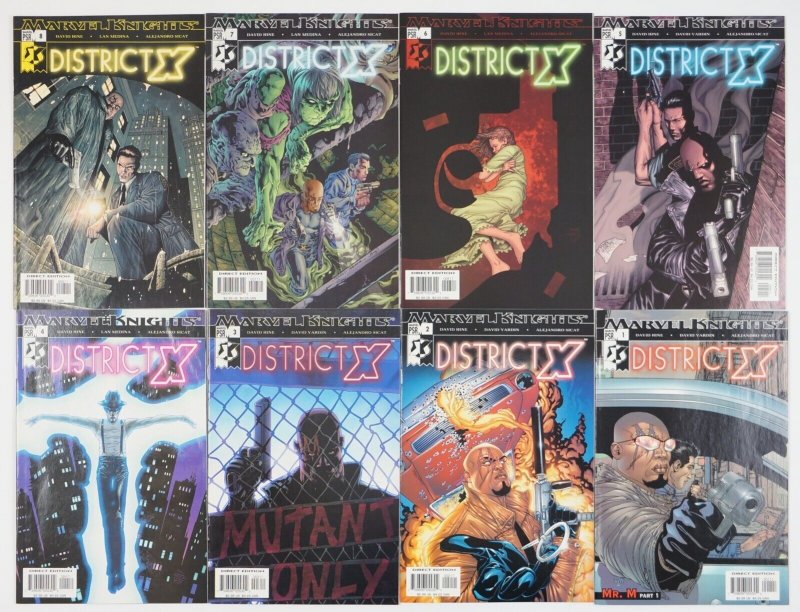 District X #1-14 VF complete series - bishop - afrocentric x-men spin-off set 