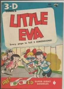 Little Eva 3-D ORIGINAL Vintage 1953 St John's Comics