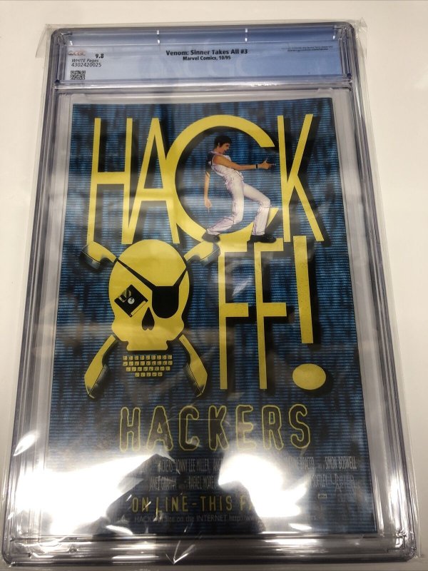 Venom : Sinner Takes All (1995) # 3 (CGC 9.8) Marvel Comics • Larry Hama • Slott