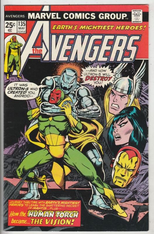 Avengers, The #135 (May-75) NM/NM- High-Grade Avengers