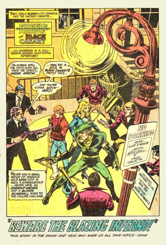 GREEN LANTERN #100 (Jan1978) 8.0 VF Denny O'Neill Mike Grell  Black Canary!