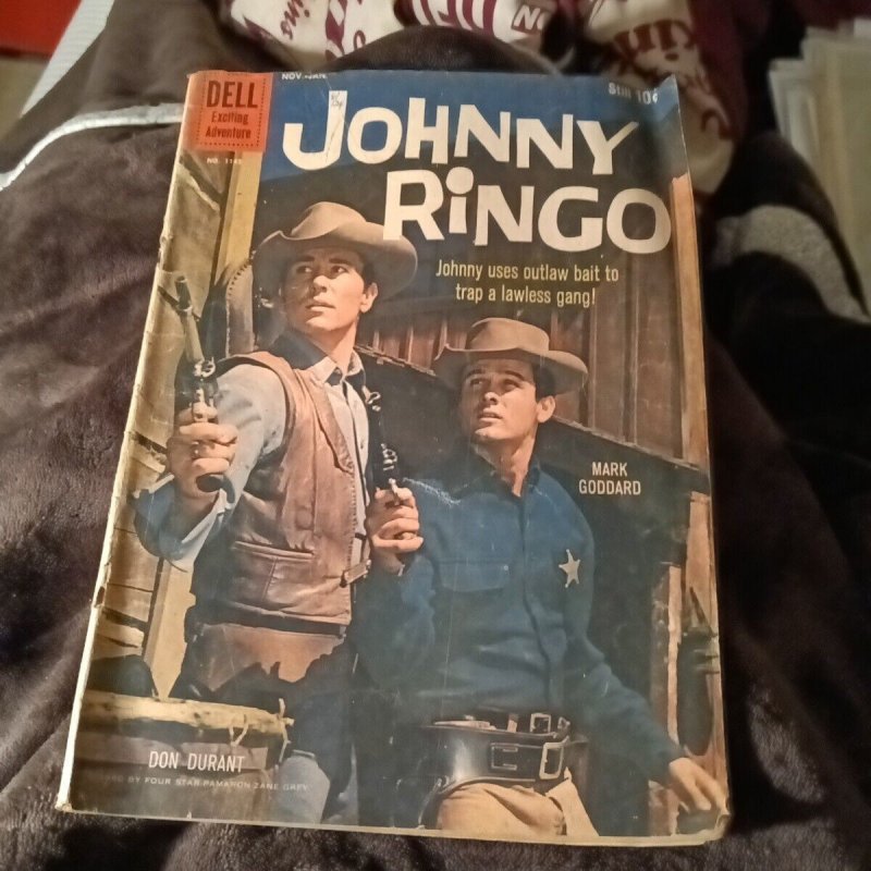 FOUR COLOR #1142 Western Tv Show DELL COMICS JOHNNY RINGO NOVEMBER 1960 silver a 