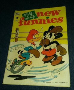 Walter Lantz New Funnies #172 1951 Dell g/vg andy panda woody woodpecker boxing