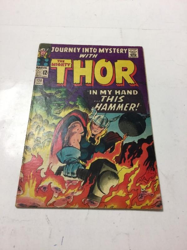 Journey Into Mystery With Thor 120 Vg- Very Good- 3.5