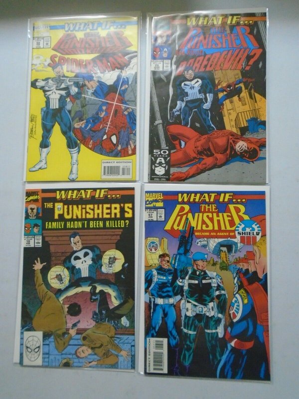 What If? lot 4 different Punisher issues 8.0 VF