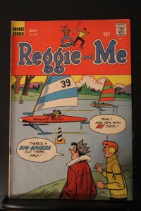 Reggie and Me #47 (1971)  High-Grade VF/NM Ice Skate Sailing cover wow!