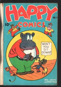 Happy #11  1945 - Nedor  -FN - Comic Book