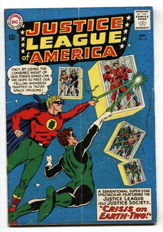 Justice League Of America #22 1963- Justics Society JSA Earth 2 VG