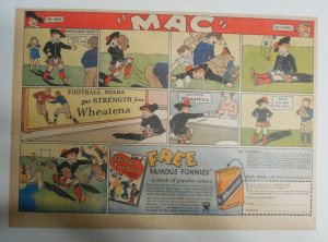 Wheatena Cereal Ad: Famous Funnies #1 First Comic Book !  1933 11 x 15 inches