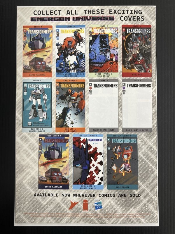 TRANSFORMERS #25 CVR C 1:10 CORONA VAR IMAGE 2025 NM+ IN-HAND PROSHIPPER
