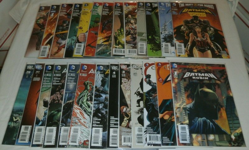 Batman and Robin V1 #19-22 V2 #23-36 Tomasi Gleason New 52 comic book lot of 56