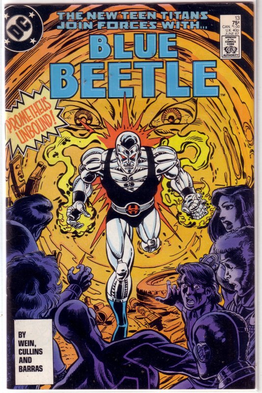 Blue Beetle   (DC vol. 1)   #13 VG Wein/Cullins, New Teen Titans