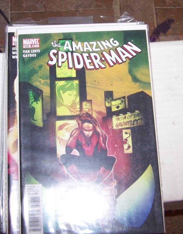 Amazing Spider-Man # 626 2010 MARVEL disney the gauntlet-PT 12    tombstone