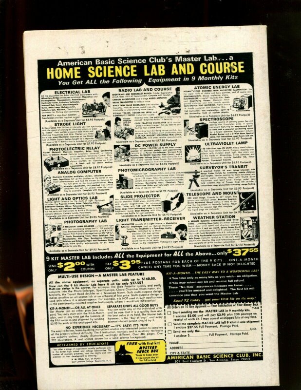 ADVENTURES INTO THE UNKNOWN #158 (7.0) THE GHOST THAT LIVED! 1965~