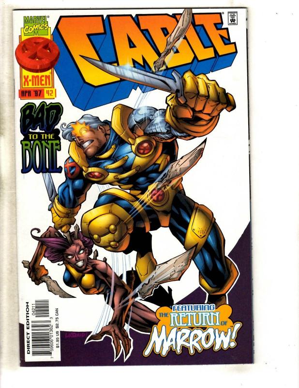 Lot Of 12 Cable Marvel Comic Books  42 43 44 45 46 47 48 49 50 1 2 -1 X-Men DB9