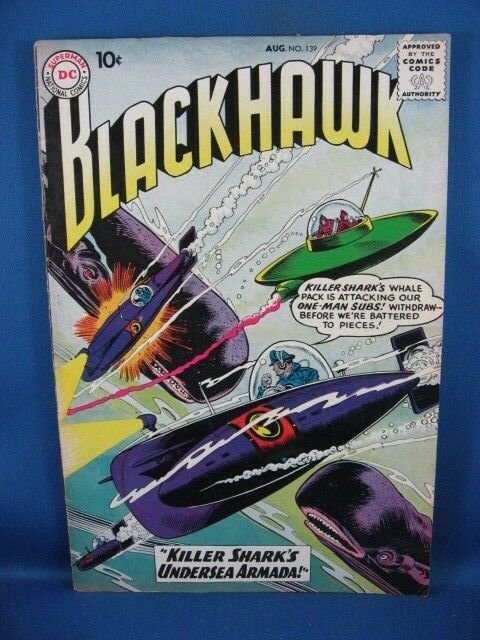 Blackhawk #139 (Aug 1959, DC) F