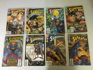 Superman lot from:#150-175 (2nd series) 22 diff avg 8.0 VF (1999-2001)