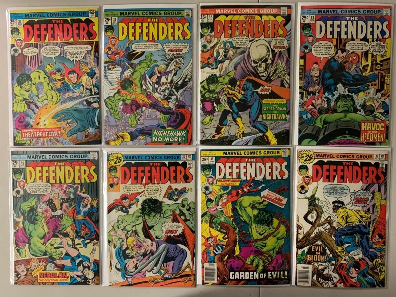 Defenders comics lot #7-50 + 1 annual + 4 giant-size newsstand 42 diff (1972-77)