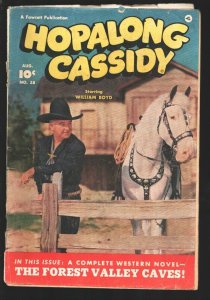 Hopalong Cassidy #58 1951-Hoppy & Topper photo cover-3 Chapter serial in this...