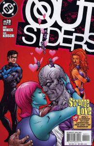 Outsiders (3rd Series) #20 VF ; DC | Judd Winick Kiss Cover