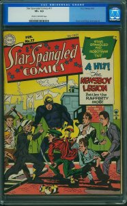 Star Spangled Comics #17 (1943) CGC 8.5 VF+