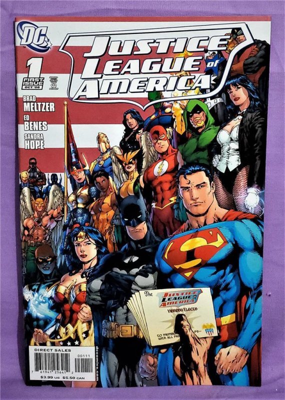 JUSTICE LEAGUE OF AMERICA #0 - 12 Ed Benes Brad Meltzer #1 Supes Cover DC Comics