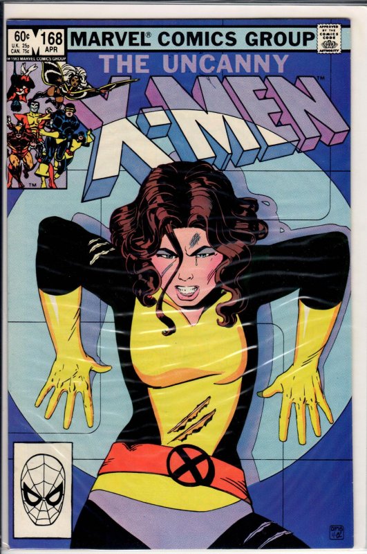 The Uncanny X-Men #168 (1981) 9.4 NM