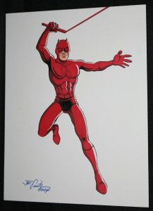 Daredevil Color Commission - 2004 Signed art by J.E. Smith
