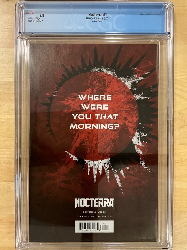 Nocterra #1  Cover J (2021) CGC 9.8