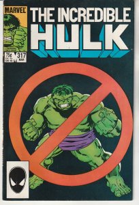The Incredible Hulk #317 Direct Edition (1986)