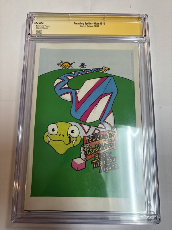 Amazing Spider-Man (1988) # 310 (CGC 9.8 WP) Signed Full Todd Mcfarlane • C=21