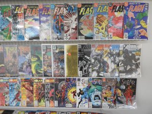 Huge Lot of 170+ Comics W/ Flash, War Machine, All Star Squadron Avg. VF- Cond.