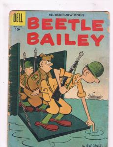 Beetle Bailey # 8 GD Dell Silver Age Comic Book 1957 Army Comedy Series TC1