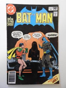 Batman #330 (1980) VG+ Condition stamp bc, 1/2 in tear bc