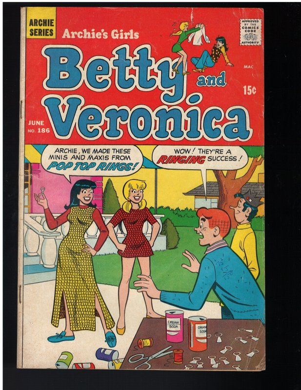 Archie's Girls Betty and Veronica #186 (1971)