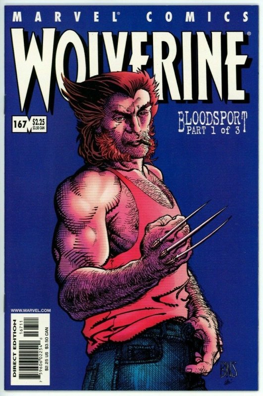 Wolverine #167 (1988) - 9.6 NM+ *Blood Sport*