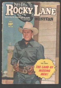 Rocky Lane Western #29-1951-B-Western film star photo cover-The The Land of ...