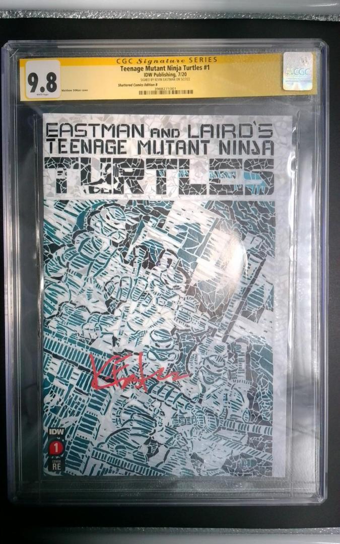 Teenage Mutant Ninja Turtles #1 Shattered Comics, CGC S 9.8 IDW 2020