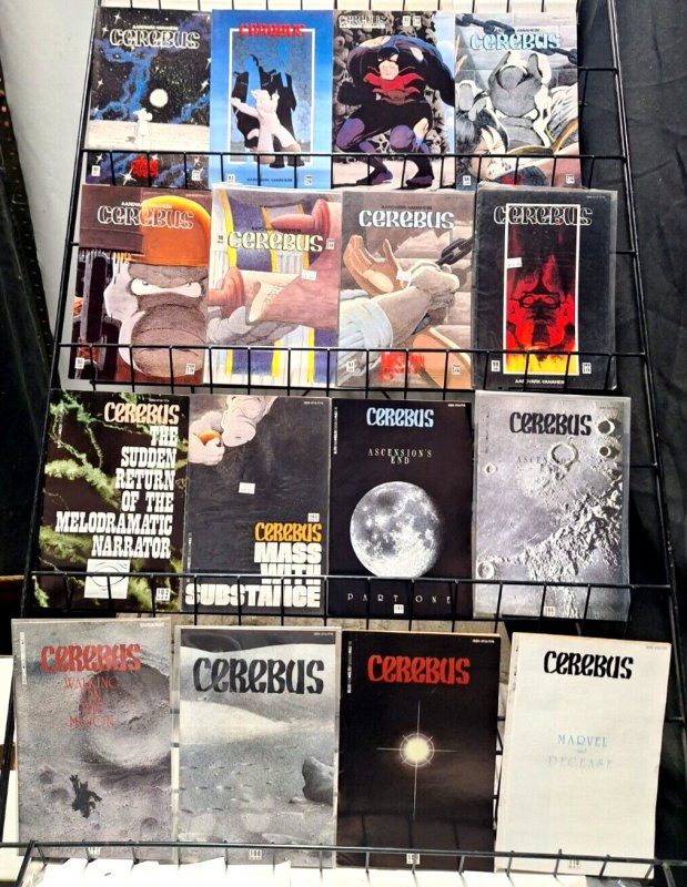 CEREBUS 42-264 (1982-2001)  collection of 103 WYSIWYG great title survey