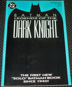 Batman: Legends of The Dark Knight #1 (1989) Blue Cover