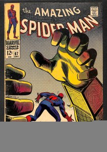 Amazing Spider-Man #67 VG 4.0 Mysterio! Marvel Comics Spiderman