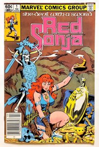 Red Sonja (Vol. 2) #1 Newsstand (Feb 1983, Marvel) 4.5 VG+