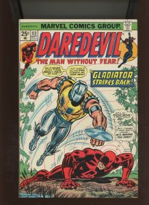 (1974) Daredevil #113: BRONZE AGE! KEY ISSUE! WE COMBINE SHIPPING! (4.5)