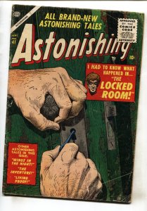 Astonishing #41--1955--Atlas--Mort Drucker--horror comic book