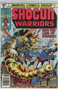 Shogun Warriors #5 (1979) - 8.0 VF *Into the Lair of Demons* 