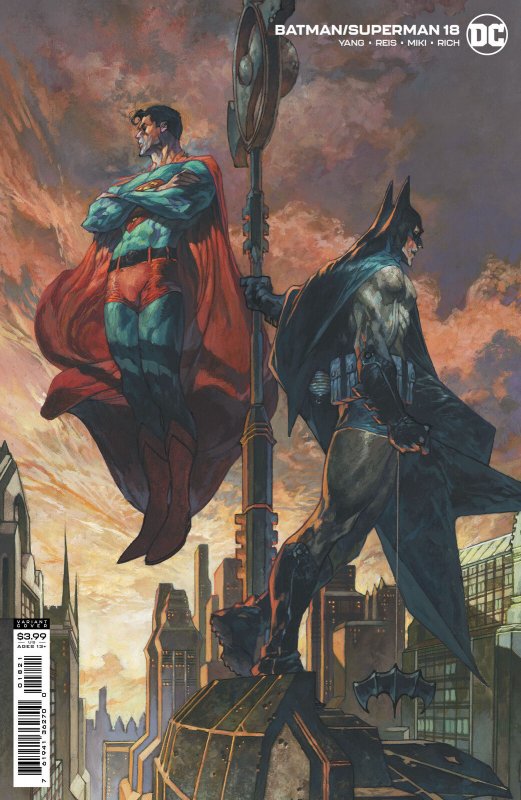 BATMAN SUPERMAN #18 CVR B SIMONE BIANCHI CARD STOCK VARIANT 