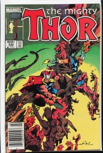 Thor #340 Newsstand Edition (1984) Thor