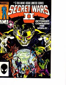 Lot Of 4 Secret War II Marvel Comic Books #1 2 3 9  AK5